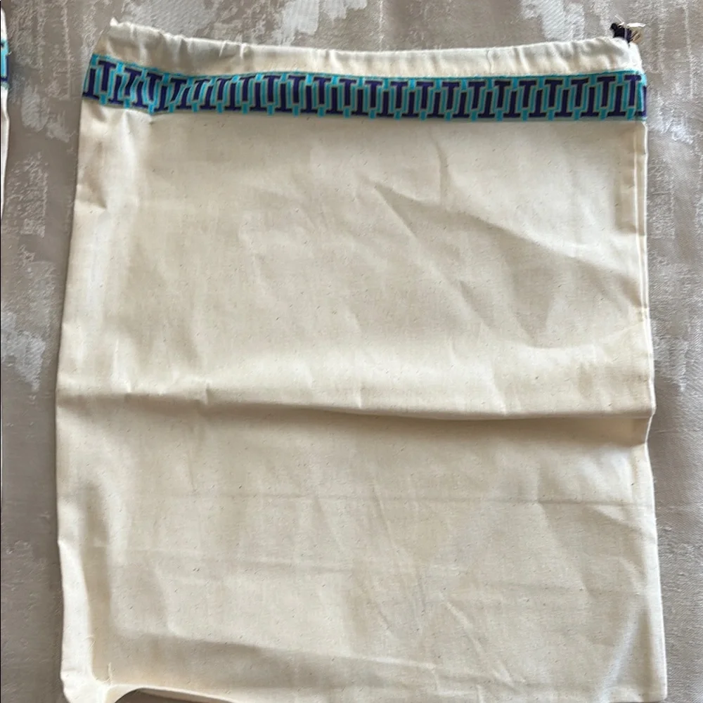 Tory Burch Cream Drawstring Bags (3) - Picture 4 of 4